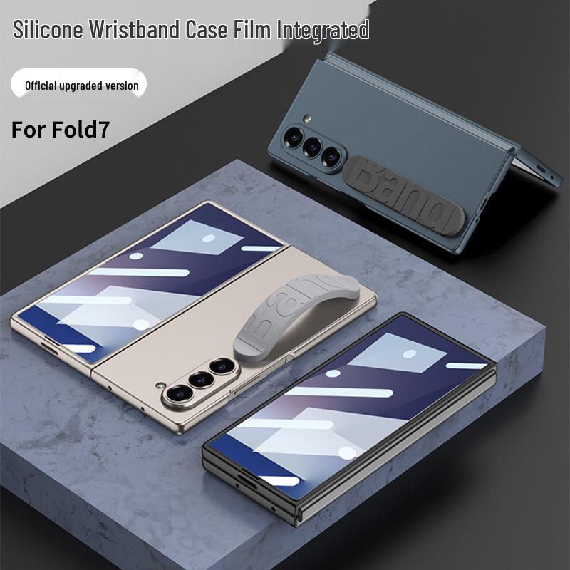 Samsung Z Fold7 Wrist Strap Protective Case with Integrated Film