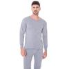 Lenjerie termică pentru bărbați Călduroasă căptușită cu fleece Set maiou și pantaloni lungi Set strat de bază casual pentru vreme rece