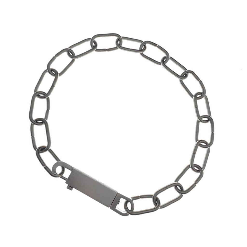 Simple 17 Clasp Necklace Titanium Steel Texture Daily Wear Necklace Perfect for Fashionable Women and Professional