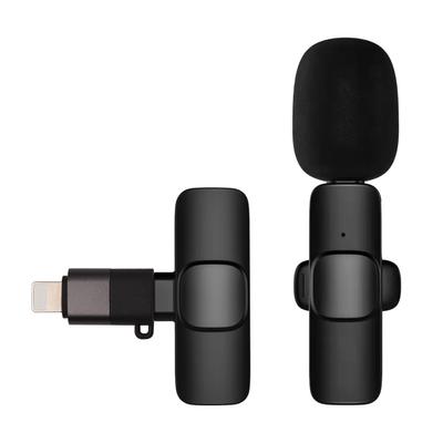 Mini Wireless Lavalier Microphone Clip-on Omnidirectional Mic Transmitter Receiver Microphone