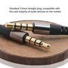 Headphone Cable 0.78 3.5MM Interchangeable Upgraded Cable Ergonomic Angled Connector With Microphone Transmission