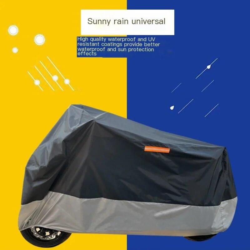 Motorcycle Waterproof Cover M-XXXL Outdoor Sun Protector MotoBike Rain Dustproof Covers Motorcycle Waterproof Protection Gear
