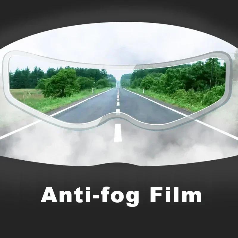 1-4PCS Motorcycle Helmet Rainproof Anti-fog Film High Quality Safety Driving Nano Coating Sticker Films Helmets Accessories