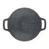 Okrągła patelnia grillowa w stylu koreańskim Aluminiowa nieprzywierająca powłoka z kamienia medycznego Patelnia grillowa do domu Mięsa