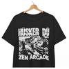 Camiseta Vintage Husker Du Zen Arcade Versátil Unisex para Hombre Top Suave Para el Uso Diario Moda Ligeramente