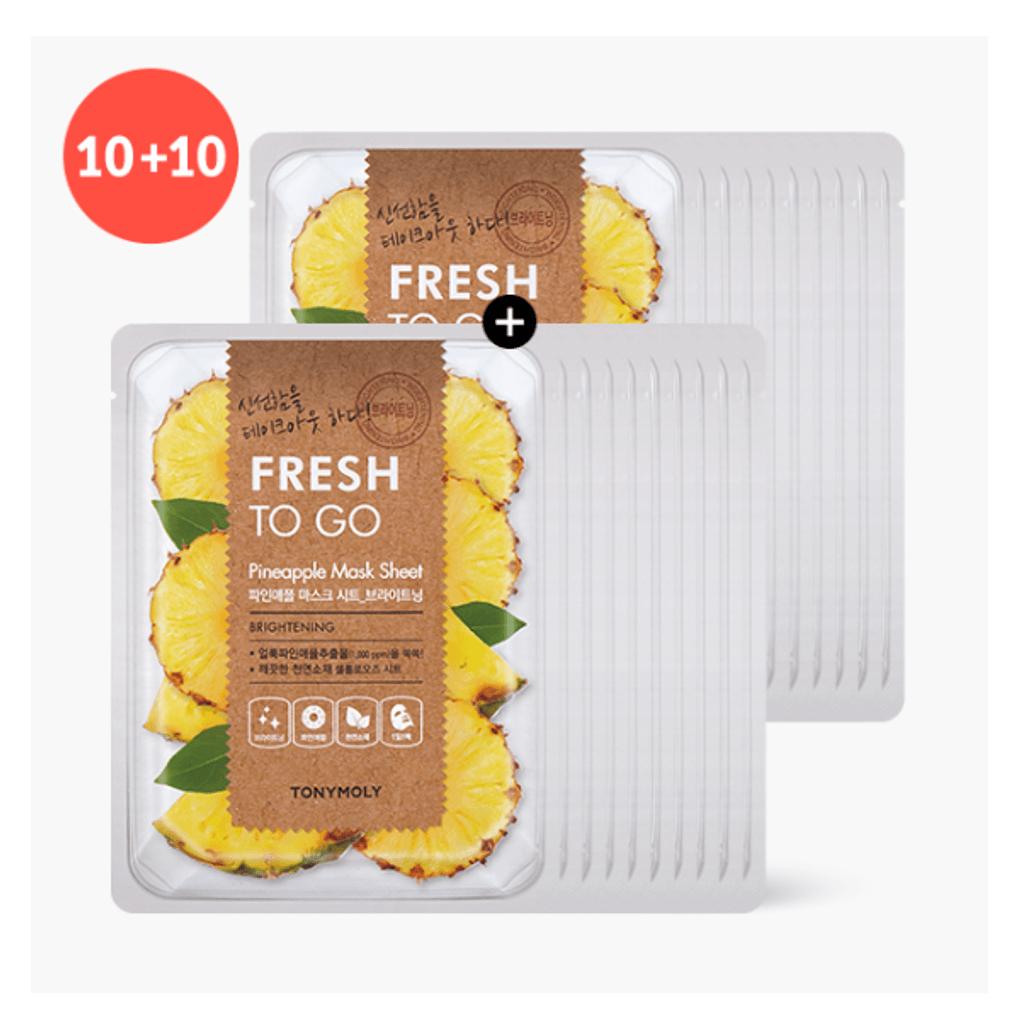 

Tony Moly Fresh To Go Mask Sheet Pineapple (10+10)