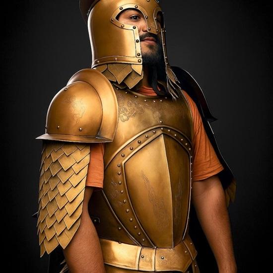 Medieval Half Suit Cosplay  Halloween Costume Perfect Gift for Him