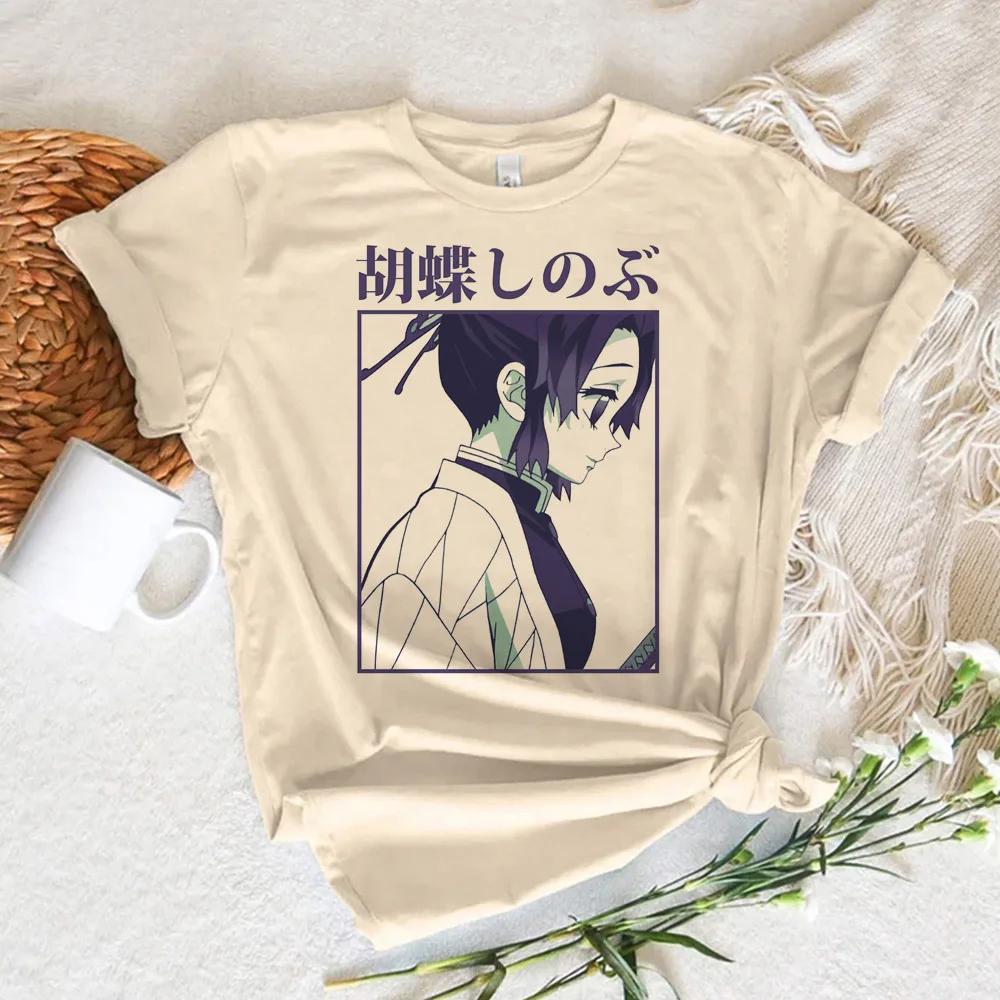 Mitsuri demon slayer t-shirts women harajuku Tee female comic designer funny clothes