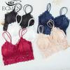 ECMLN L-XL Summer Outer Wear Fashion Women's Lace Bra Women's Top Casual Comfortable Wrap Bra