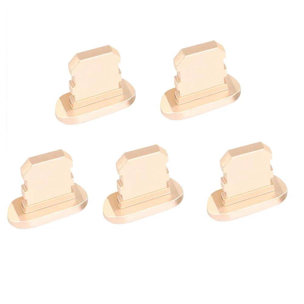 1/5Pcs Anti Dust Plugs Charging Port Protector Dustplug for iPhone 14 Pro Max 13 12 11 Mini Plus iPad Airpods Metal Covers2