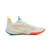 Li Ning Speed 2 Cushioning Slip Resistant Breathable Rebound Low top Basketball Shoes Men's White Blue ABAV009-5
