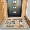 Pet Themed Door Mat With Dog Funny Text And Beverage Designs Adorable Printed Mat Non Slip Floor Mat For Entryway Doorstep