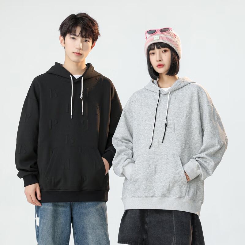 Fengxun Unisex Couple Casual Hooded Sweatshirt FXJS3558