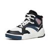 Anta Flame Abrasion Resistant High Top Skateboard Shoes Women's Black White Purple 122248990R-4