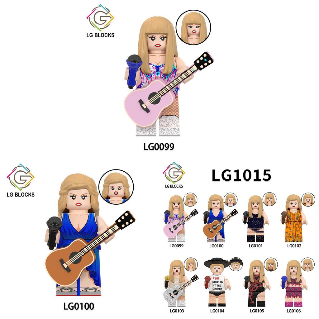 Taylor Swift Educational Building Blocks For Kids With Diy Assembly For Creative Play