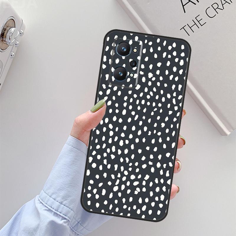 

Sea Green Mauve Dalmatian Print Mask For Realme 14 12 10 11 13 Pro Plus GT 6 6T 5 GT7 Pro C61 C55 C51 C21Y C25S C67 C75 C53 Case Realme C53