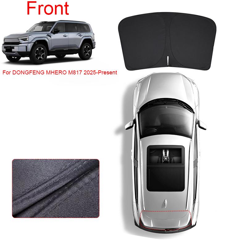 Car Black Window Privacy Sunshade For DONGFENG MEHRO M817 2025-Present Anti-UV Heat Insulation Protect Cover Interior Accessory