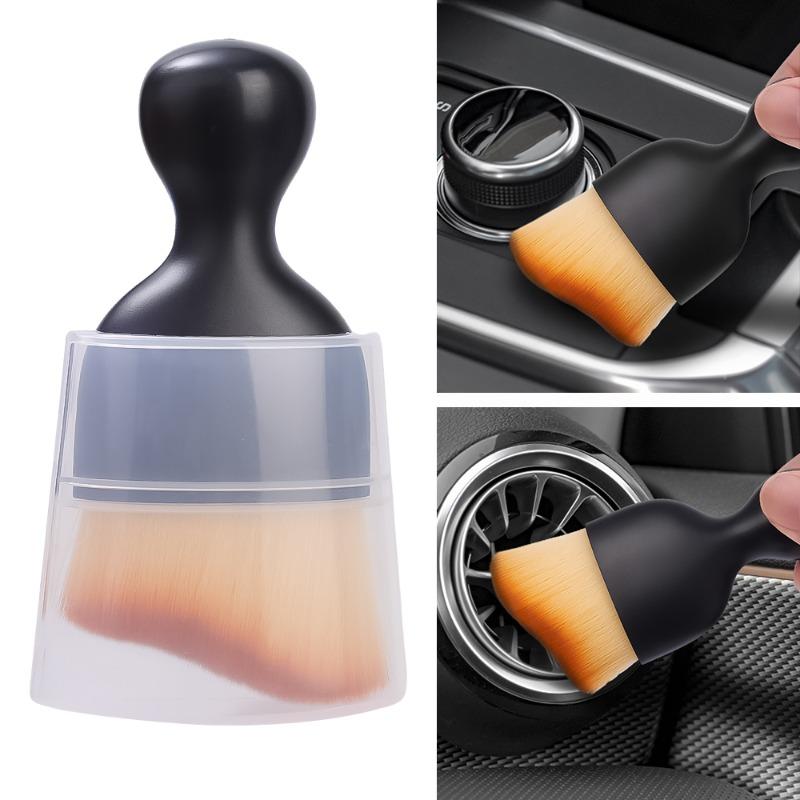 1-4PCS Car Dust Brush Soft Fur Cleaning Brushes Air Conditioning Outlet Vent Clean Crevice Sweep Duster Auto Interior Wash Tools