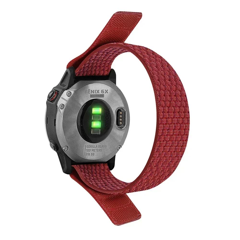 26mm 22mm Nylon Strap for Garmin Enduro 3/Descent Mk3i 51mm Band Fenix E 8 7X 6X 5 Plus/Tactix 7 AMOLED Quick Release Watchband