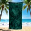 1Pc Abstract Teal Texture Beach Towel, Quick Dry, Multi-Use for Beach Pool Gym Yoga Home Travel, Christmas, Halloween, Xmas Gift M928850