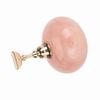 Manicure Display Practice Stand Shelf Nail Art Tip Holders Magnetic Golden Base Wooden Grain