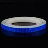 8 Meter Auto Reflektierende Streifen Aufkleber Klebeband für Motorrad Fahrrad Karosserie Felge Rad Streifenband Dekorativer Reflektor Blau/Rot/Gelb