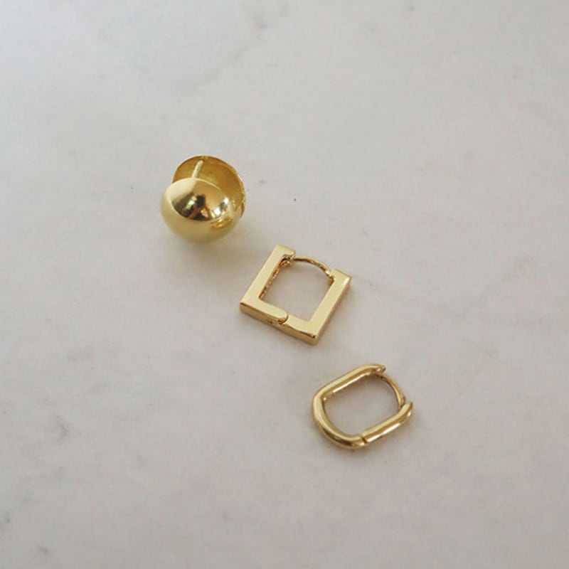 modernlike 14k gold-filled silver Monet cow