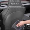 2pc Car Seatback Protector For Tesla Juniper 2025 Seat Anti-kick Pad Child Anti-Kick Mats Black Leather Interior Accessories