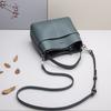 Top-grain Leather Women's Bag, Fashionable and Versatile Bucket Bag, Single-shoulder Leather Crossbody Bag for Women