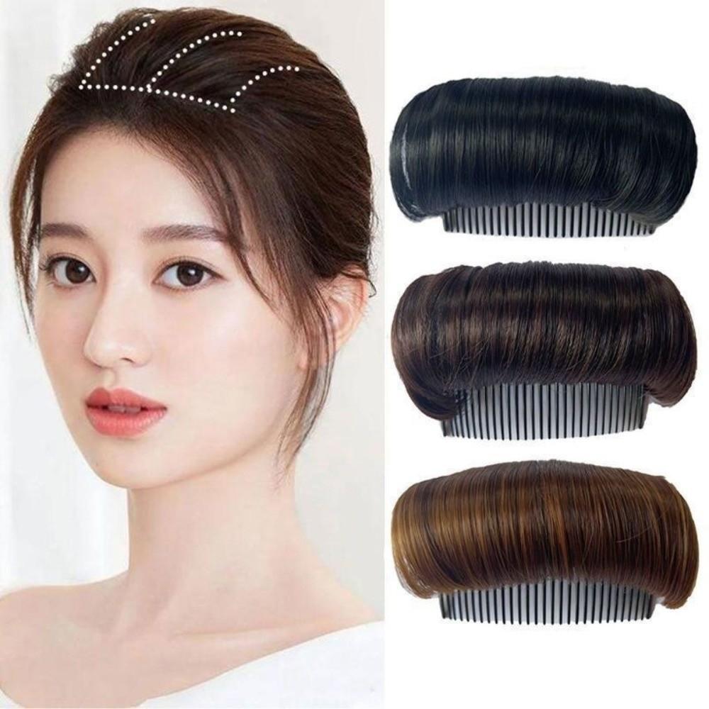 Black Invisible Wig Cushion Clip Volumizing Hair Insert New Hairpiece Hair Accessories