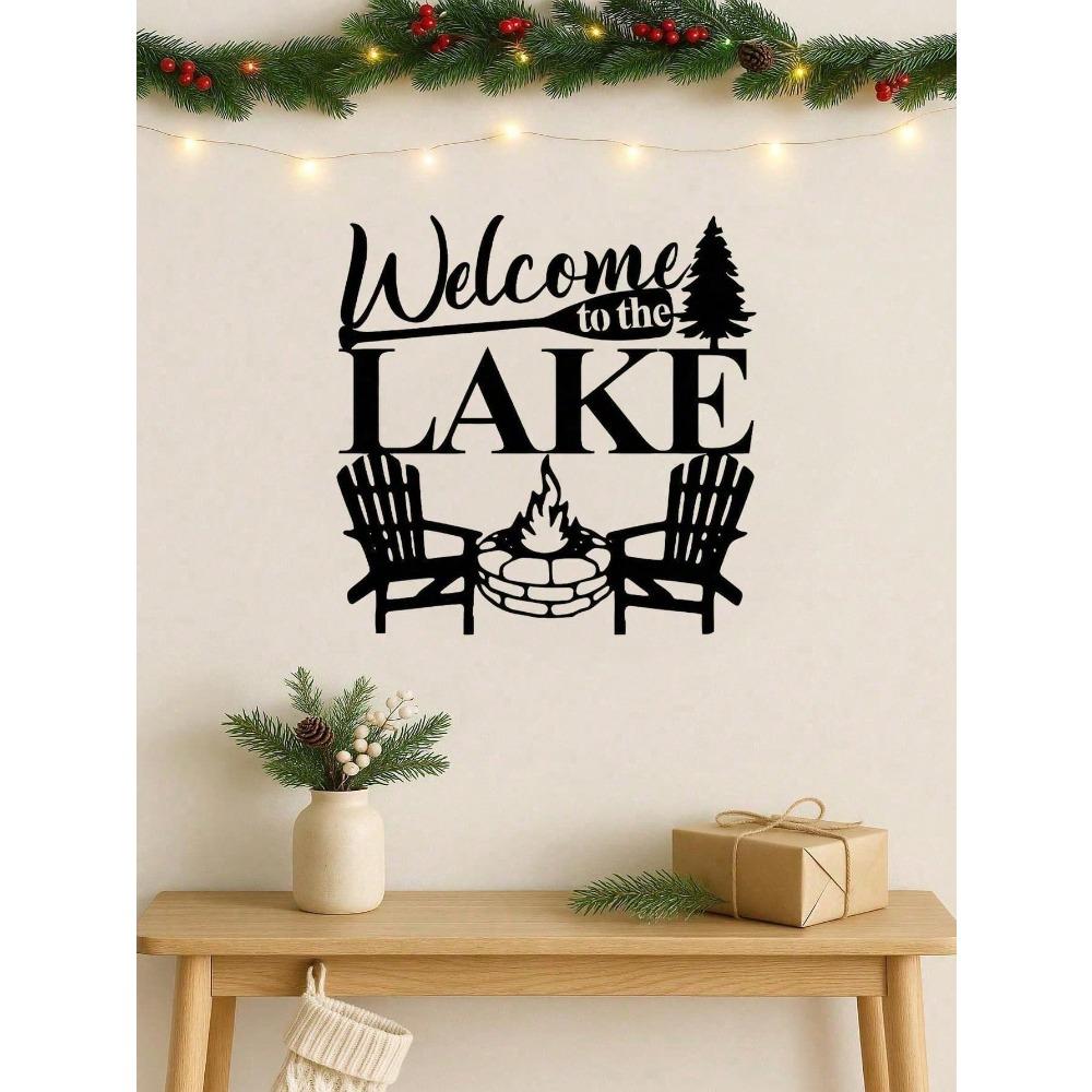 Wrought Iron Home Decor Metal Wall Art Holiday Gift for Christmas Easter