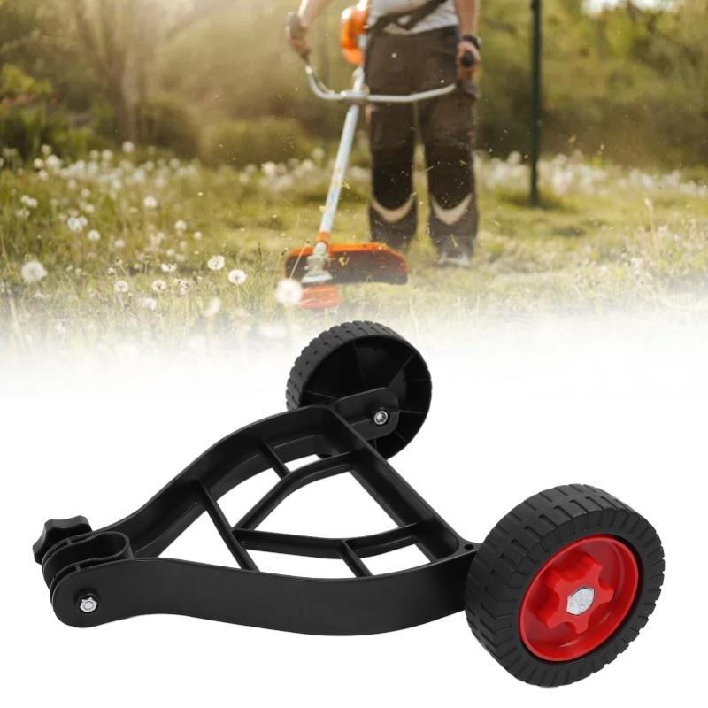 String Trimmer Wheel ABS Quick Installation Lawn Trimmer Auxiliary Support Wheel For Gardening Trimming