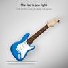 Children-size Electric Guitar Attracts Children Attention 4 String Guita Beginners' Level Guitar Puzzle and Musical Instruments