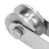2pcs 360 Degree Rotation U Groove Pulley Dual Bearings Swivel Pulley Block  Home Gym