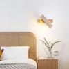 Natural Yellow Cave Stone LED Wall Lamp Solid Wood Artistic Atmosphere Background Wall Lamp Nordic Creative Room Decoration