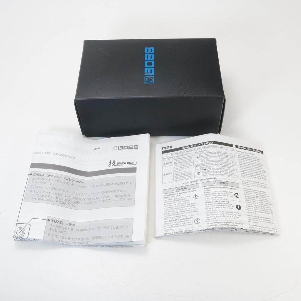 BOSS Fuzz WAZA CRAFT Fuzz Made In Japan BOSS / FZ-1W -technique-