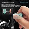 Gomexus Rączka Kołowrotka Węglowa Podwójna Rączka do Wędek Baitcastingowych Daiwa i Shimano Wymienna Rączka z Gałką Wędkarstwo Basowe FH95/85 - (Tatula,