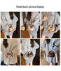 2025 Korean Trendy Plaid Kids Crossbody & Handheld Mini Crescent Bag