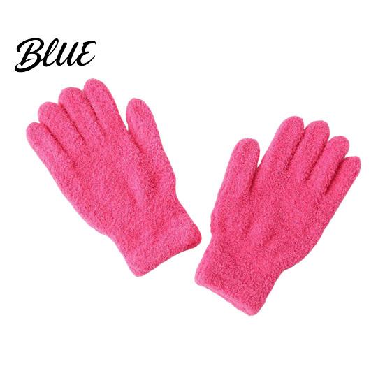 Fleece Schreibhandschuhe Winter Warm Koralle für Damen Weich Fünf Finger Gemütlich Innen Außen Handschuhe Einfarbige Thermische Winddichte Fäustlinge Herbst