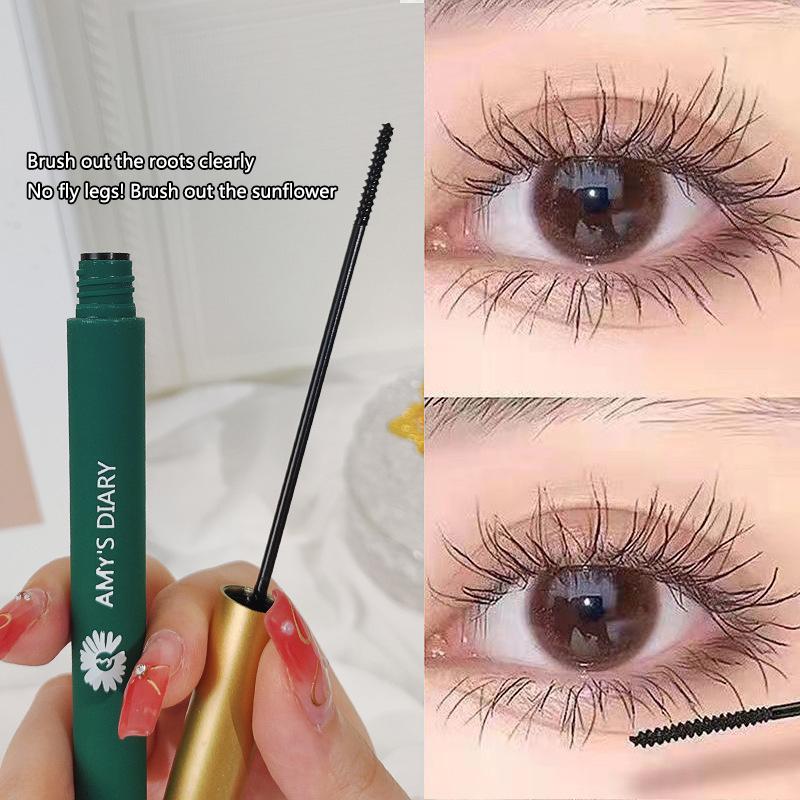 1Pcs Waterproof Mascara Black Brown Ultra-Fine Small Brush Head Eyelash Extension Makeup Lengthen Natural Lashes Korean Cosmetic