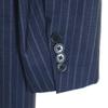 UNITED ARROWS Wool Blend Striped Pattern Suit Setup 42 Navy Men's Used
