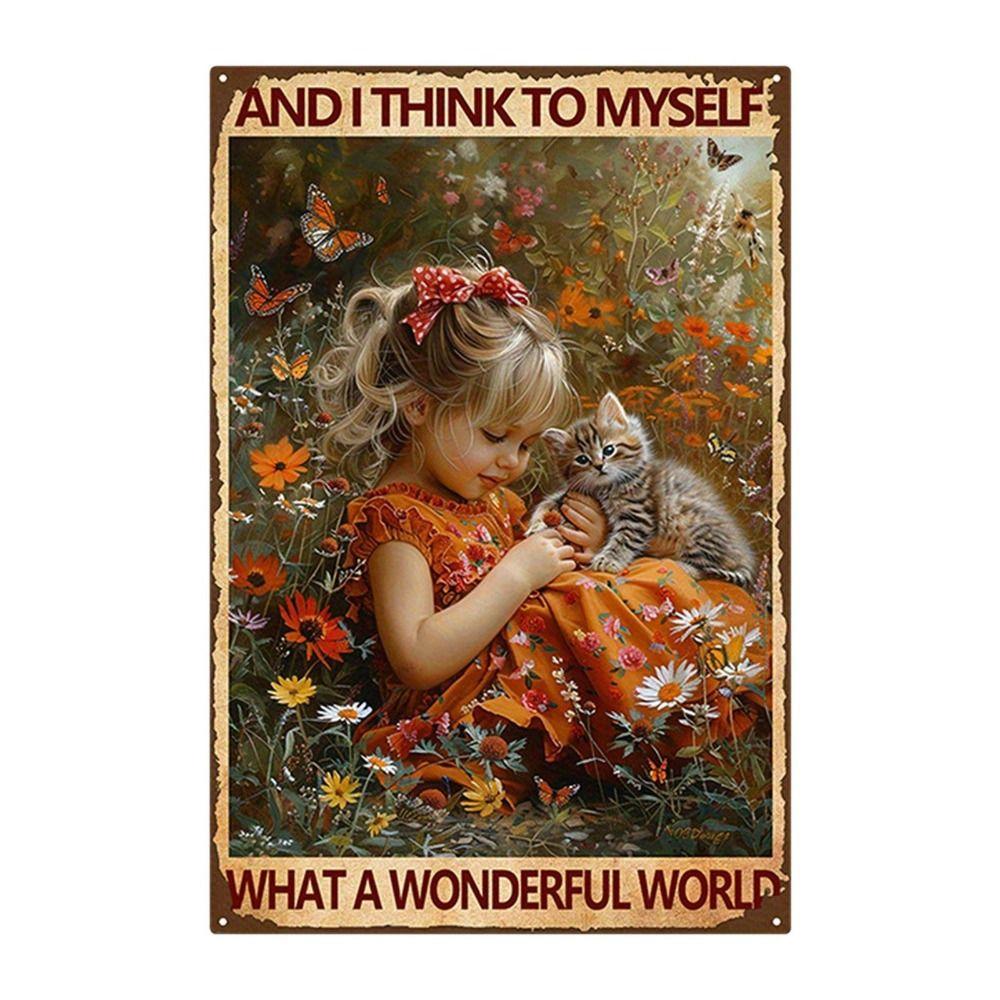 Metal Poster Chicken Easter Eggs Kitchen Decor 20x30cm
