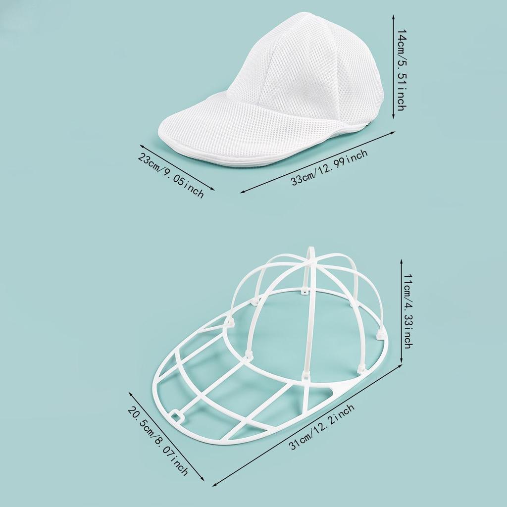 Abnehmbarer Waschbarer Kappenwäscher und Ständer Anti-Deformations-Schutzbeutel