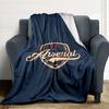 Coperte con stemma dell'Arsenal Football Club in flanella stampata, traspiranti, calde, da divano per casa, ufficio, copriletti 0708a25