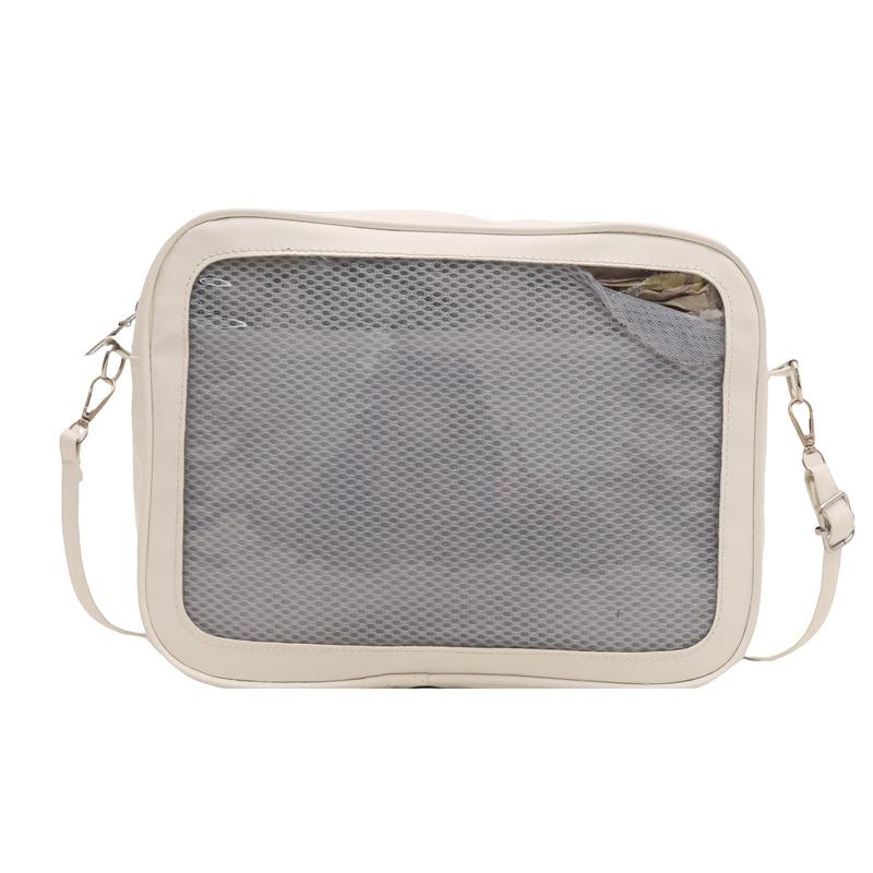 

New Japanese ins two-dimensional small fresh baby bag pain bag trendy fashion shoulder bag student casual messenger bag белый