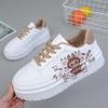 Muffin Sole Casual Little White Shoes Women's 2025 Summer New Platform Casual Shoes Versatile Niche Heightening Breathable Board Shoes