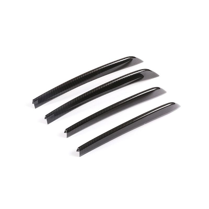 Car Styling Front Fog Light Strips Air Intake Grille Cover Trim ABS For Mercedes Benz GLC Class X253