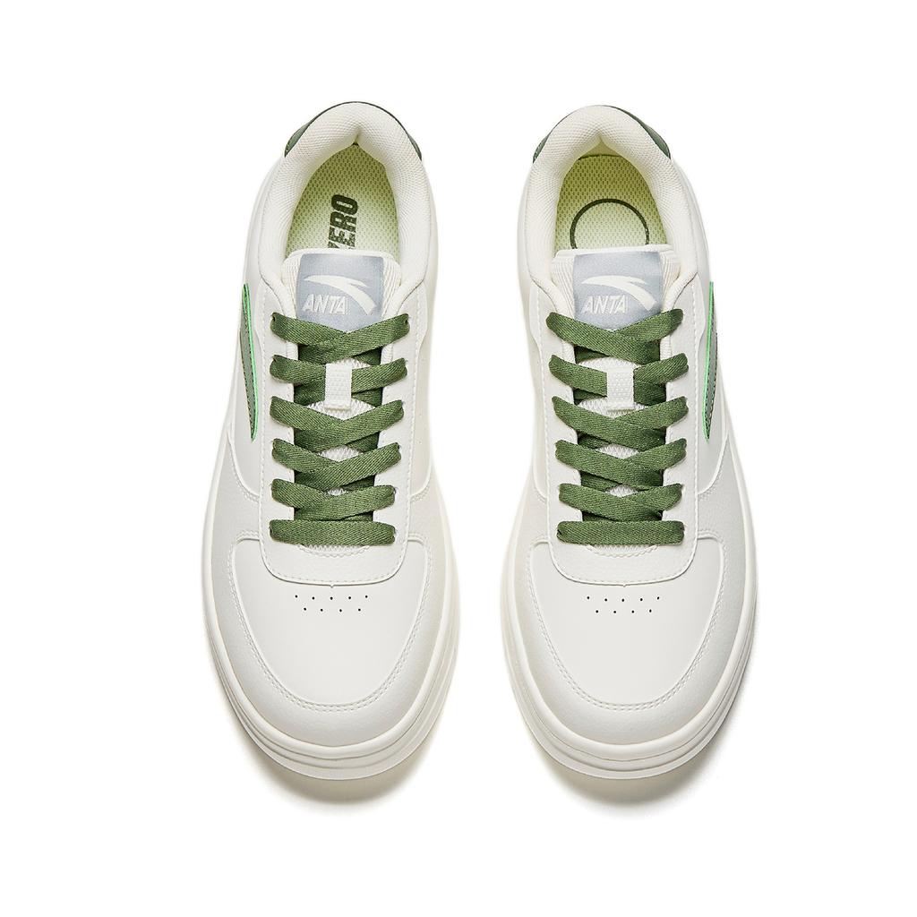 Anta Skateboard Shoes Men's White Green 912628002-2