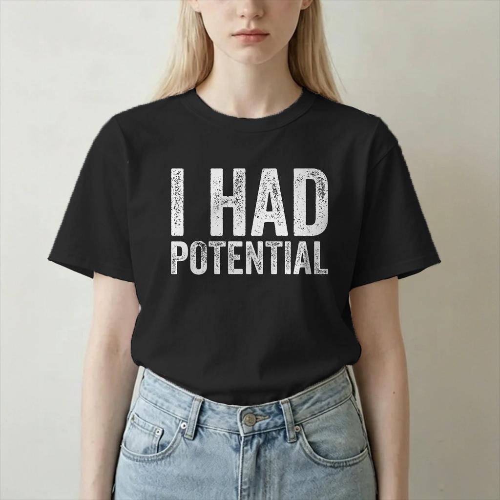 T-shirt Potentiel Unisexe Unisexe Projet Hail Mary Humour T-shirts Coton Col Rond Manches Courtes Idée Cadeau Vêtements