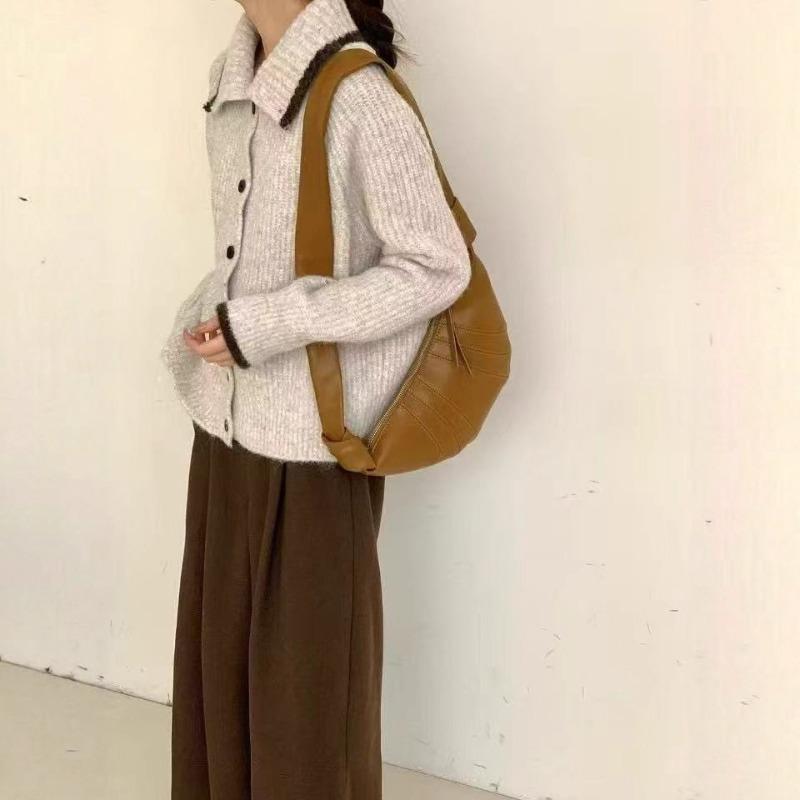 Turtleneck Sweater Jacket Women's Autumn and Winter New Loose Lazy Style Simple Color Matching Knitted Cardigan Top